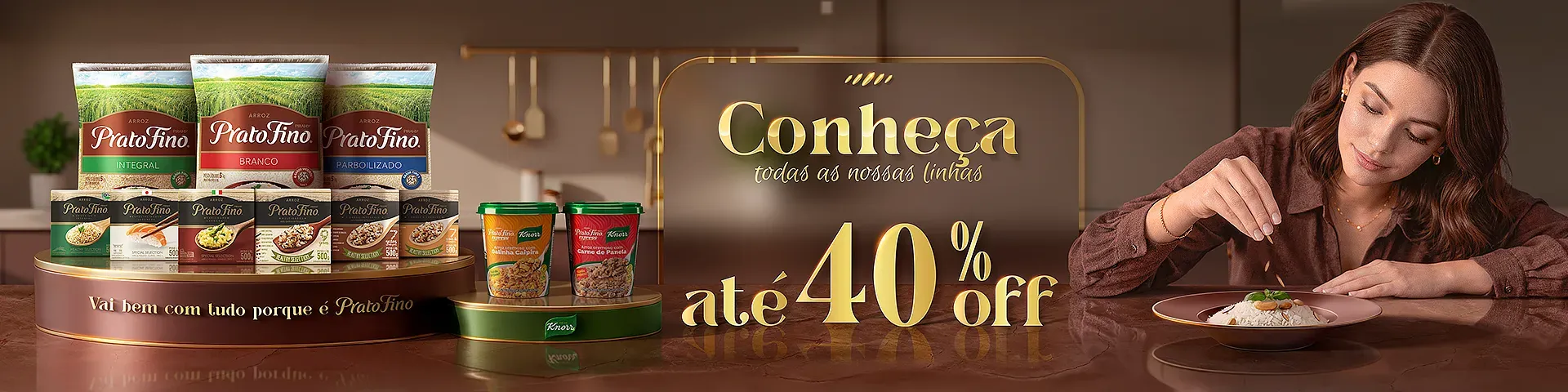 Conheca todas as nossas linhas - ate 40% off