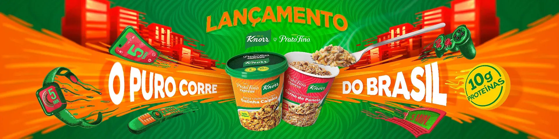 Lancamento Prato Fino Express - O puro corre do Brasil