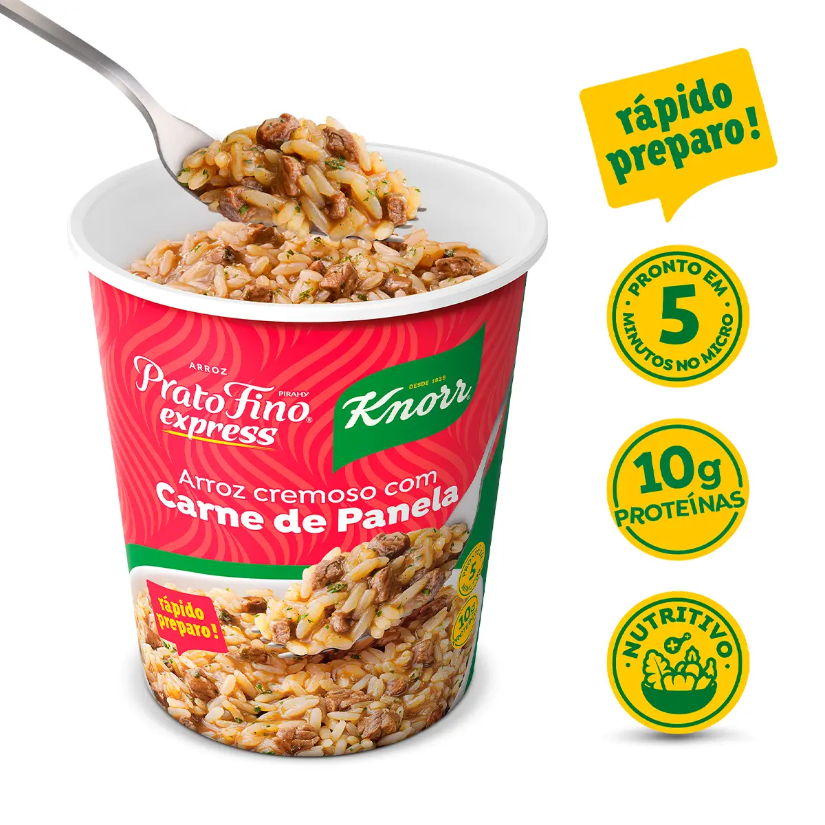Arroz Cremoso Express Carne de Panela